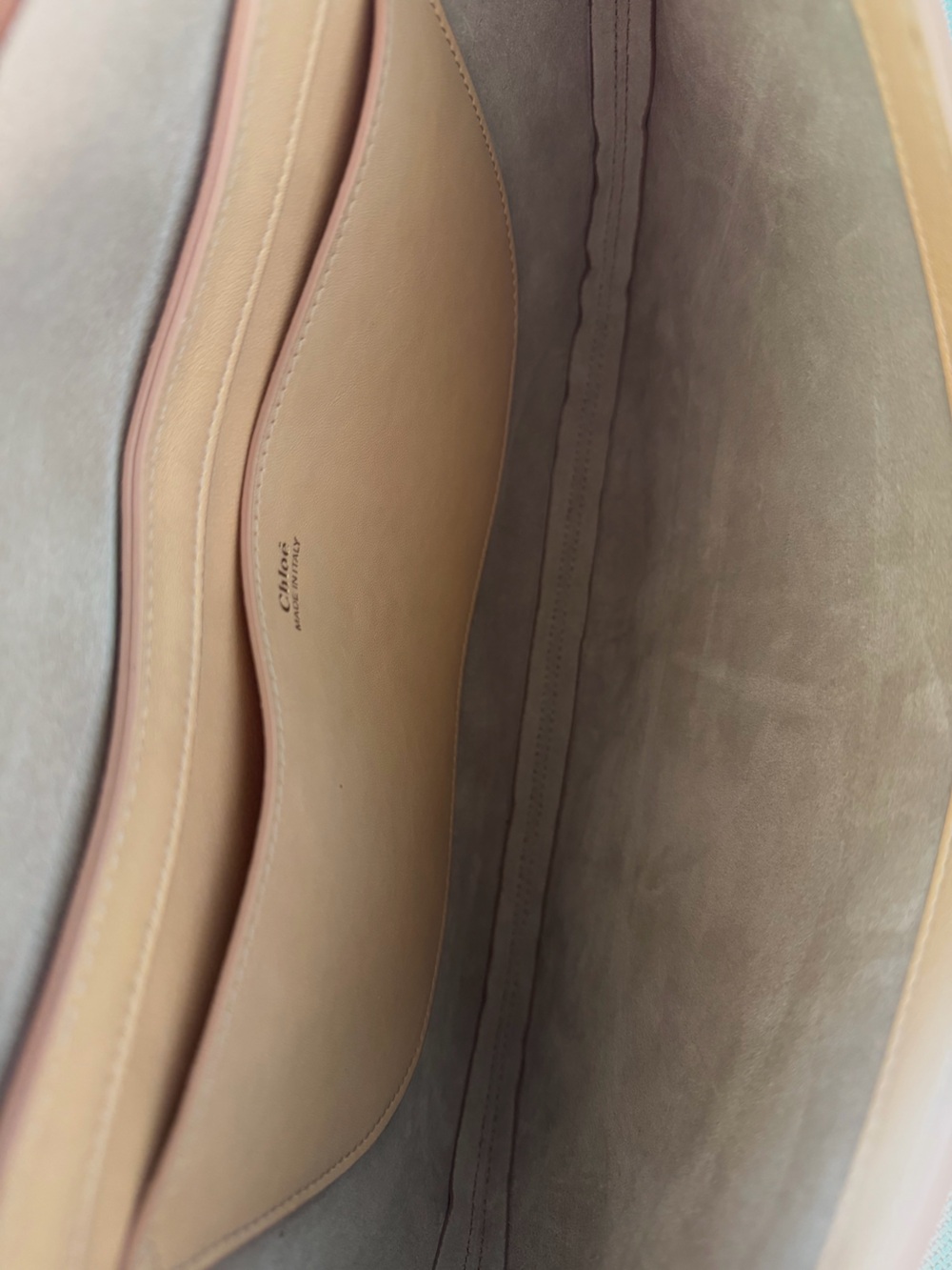 Chloe Kiss Sandy Beige Leather Hobo Bag - Picture 9 of 16